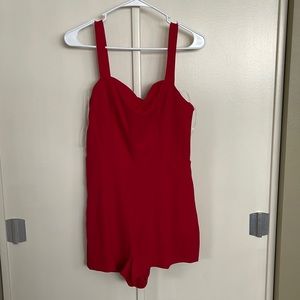 Red romper